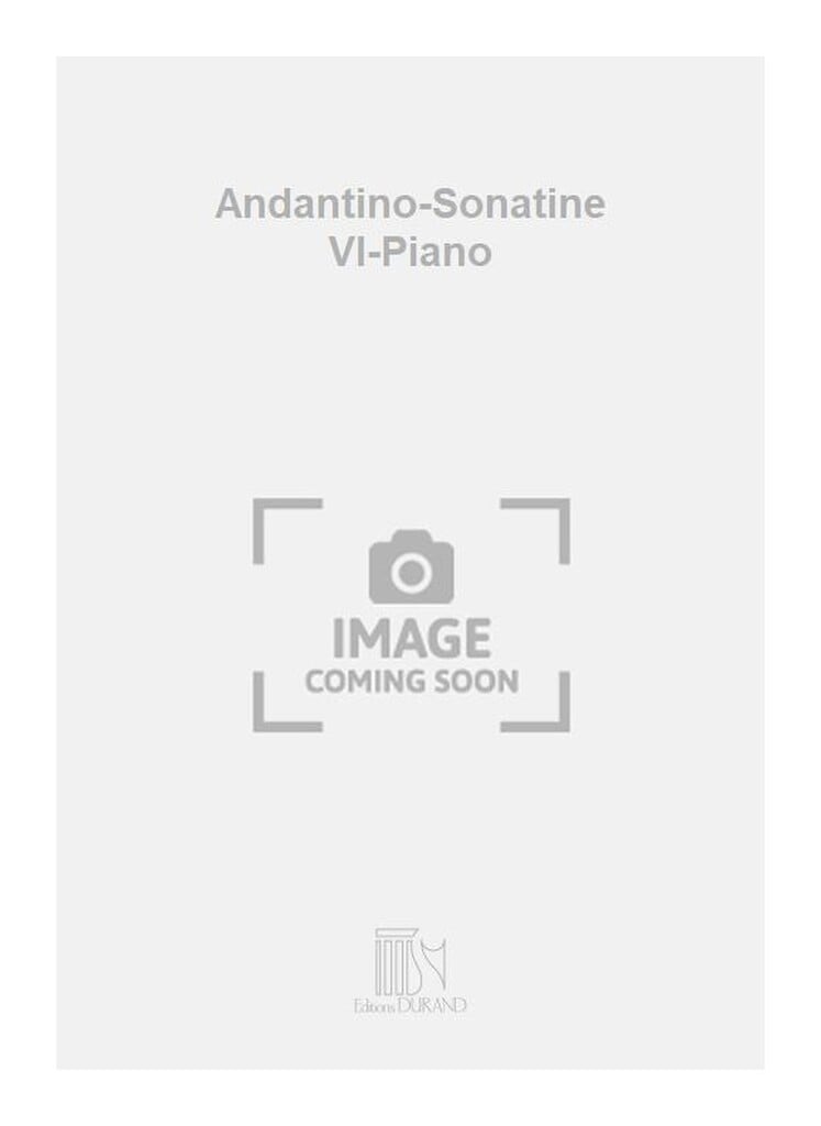 Andantino-Sonatine Vl-Piano